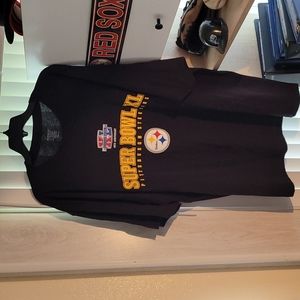 Reebok Mens Pittsburgh Steelers SuperBowl XL 40th Anniversary T-SHIRT Size XXL.